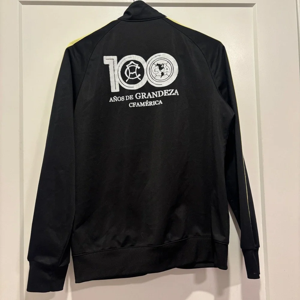 Nike Club America Centenario 100 Anos Track Jacket Black Yellow Mens Small